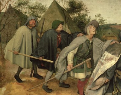 Parable of the Blind (detail) by Pieter Bruegel the Elder